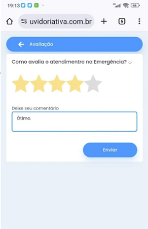 Avaliação Atendimento
